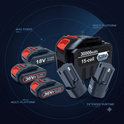 Heavy-duty power-tool battery pack